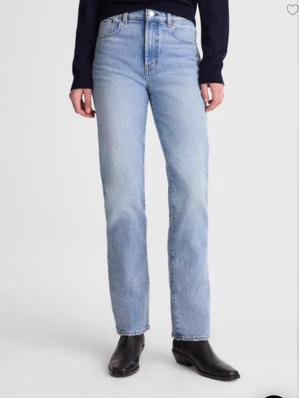 Madewell The Petite Longline Straight Jean NY543 NWT Size 28 petite - Picture 2 of 10